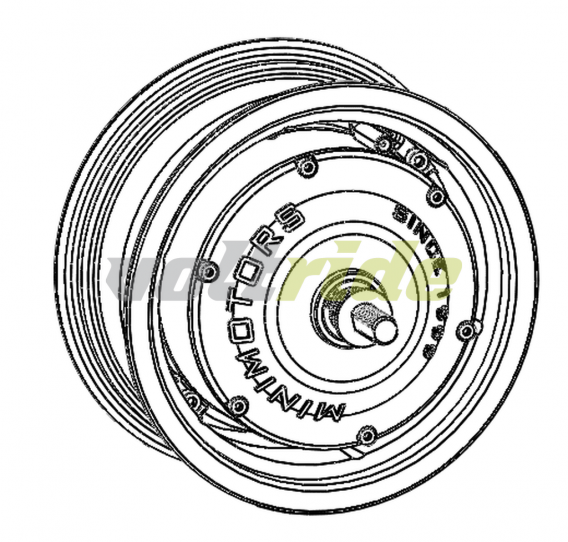 Dualtron Ultra, Thunder Rear Motor Assembly