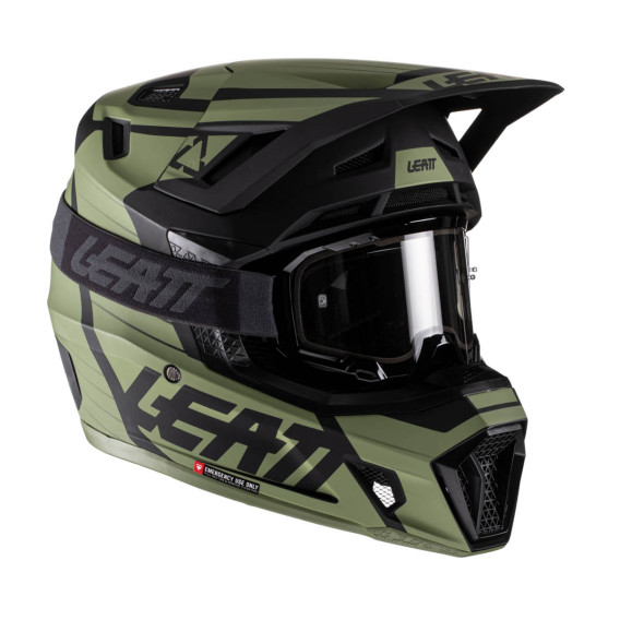 LEATT Helm Moto 7.5 V22 inkl. Brille